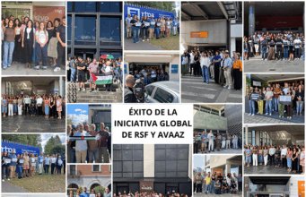 Éxito de la iniciativa global para exigir el fin de la masacre de periodistas en Gaza