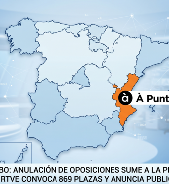 À Punt en el limbo: la anulación de las oposiciones sume a la plantilla en la incertidumbre