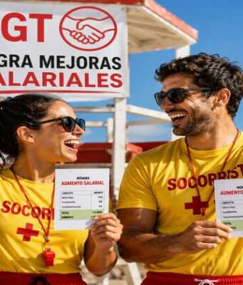 UGT logra un preacuerdo histórico con mejoras salariales de hasta el 50% en salvamento de Canarias