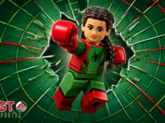 Superheroína lego rompiendo la telaraña de la precariedad del sector de instalaciones deportivas y gimnasios