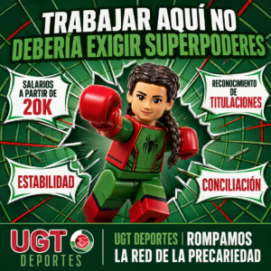 Trabajar en un gimnasio no debería exigir superpoderes. Reivindicaciones de UGT Deportes durante la negociación del VI Convenio de Instalaciones Deportivas y Gimnasios