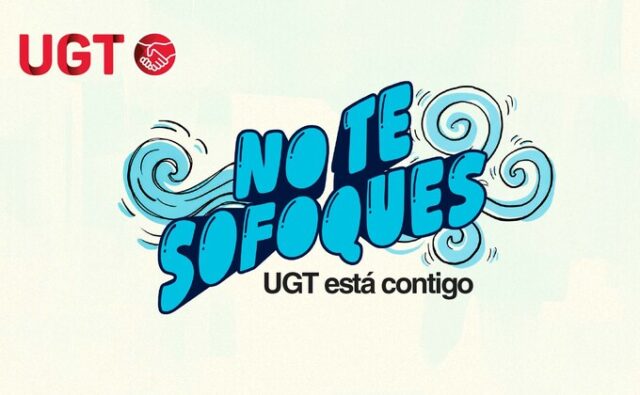 portada_protocolo_menopausia_680x420_v2 Portada del protocolo de UGT sobre menopausia en el trabajo, con el lema «No te sofoques. UGT está contigo».